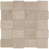 Transit Beige 2×3 Modern Weave Mosaic Matte