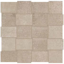 Transit Beige 2×3 Modern Weave Mosaic Matte