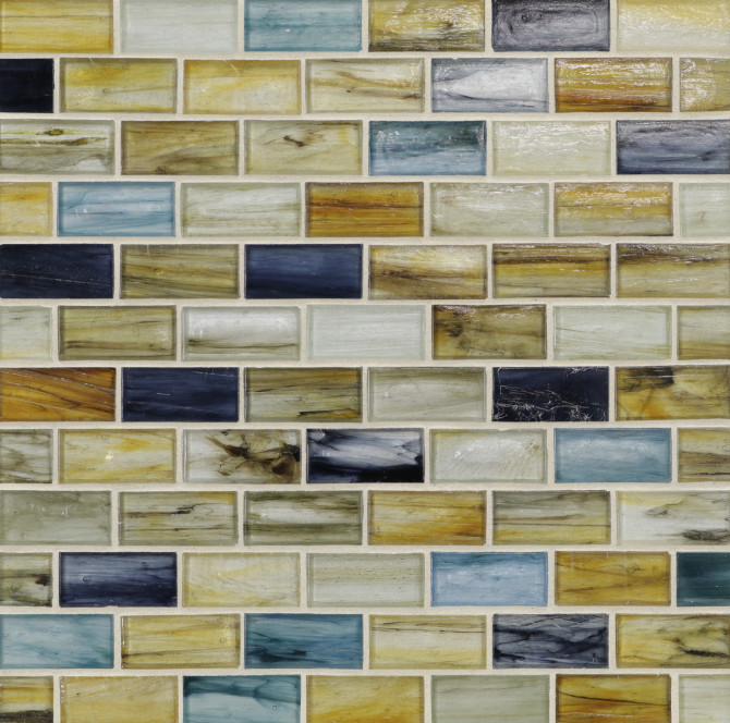 Tozen Ahou 1×2 Brick Mosaic Natural