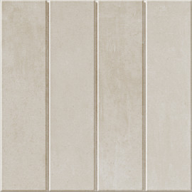 Raster Off White 6×6 Lines M Decorative Tile