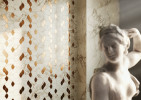 Luce Grey 24x48 and Rame Mosaic Polished