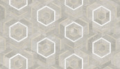 Waterjet Stone Mosaics Clay 5×6 Hexo Mosaic Honed