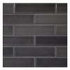 TrueTones Ceramics Toasted Grey Gloss 2×8 Field Tile Gloss