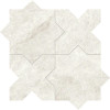 Beyond Taj Mahal Pure 11×11 Star & Cross Mosaic Silk