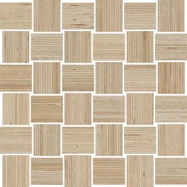Shibusa Crema 12×12 Intreccio Mosaic Matte