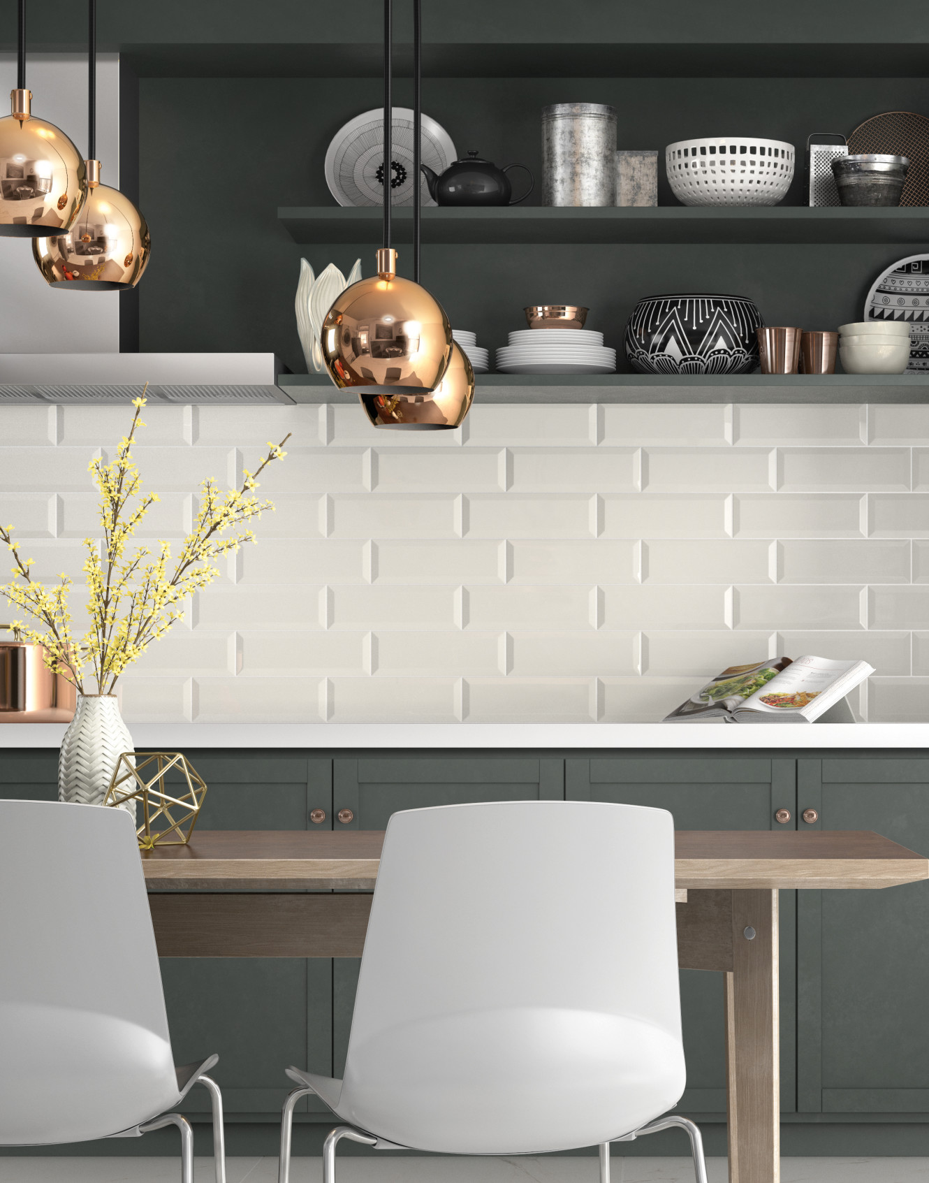 Hawthorne Refined White 4x12 Bevel