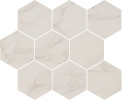 Eterna Beige 4″ Hexagon Mosaic Polished Rectified