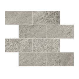 Element Gray 3×6 Brick Mosaic Matte