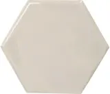 Playscapes Linen 4″ Hexagon Wall Tile Glossy