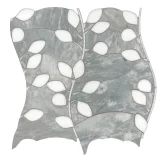 Olynthos Ready to Ship Bardigilio Lite And Thassos Standard 12×12 Twining Mosaic Honed Olynthos Ready to Ship Bardigilio Lite And Thassos Standard 12×12 Twining Mosaic Honed