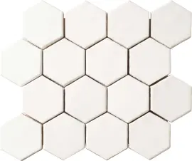 Artistic Reflections Artic 3″ Hexagon Mosaic Matte