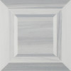 Pietra Visivo Collection Bianco Dolomiti Select Honed, Sterling Blue Light Select Honed, And Sterling Blue Dark Select Honed 6×6 Regal Square Mosaic Honed