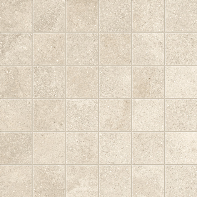 Romana Beige 2×2 Cross Cut Mosaic Matt Rectified