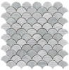 Frio White Fan Mosaic
