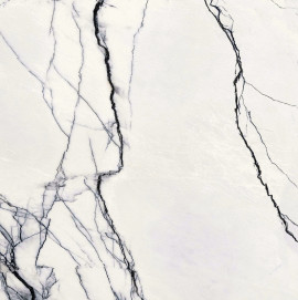 B&W_Marble Breach 48×48 Slab Glossy Rectified