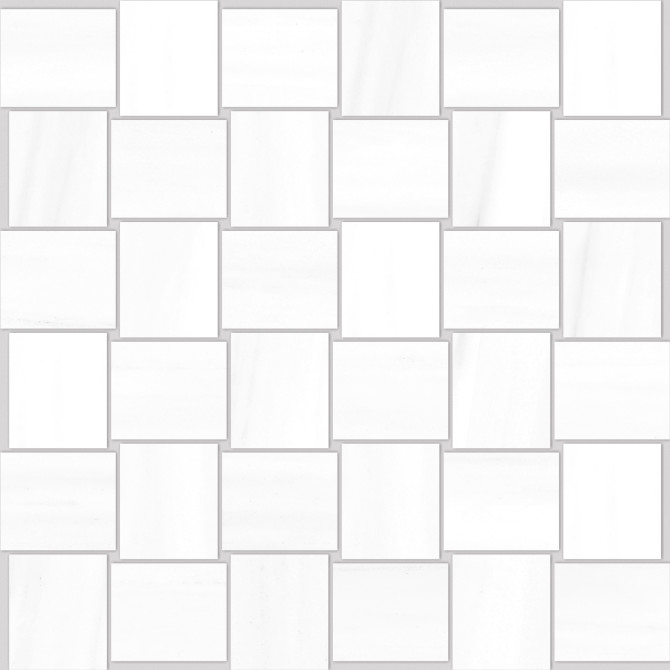 Dolomiti Dolomite 12×12 Intreccio Mosaic Polished Rectified