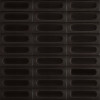 Santorini Black 2×6 Thera Decorative Tile Semi-Matte
