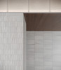 Cosmo Lumino 12x24 and 2x6 Picket Mosaic