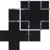 Waterjet Stone Mosaics Monochromo 11×11 Schema Mosaic Polished
