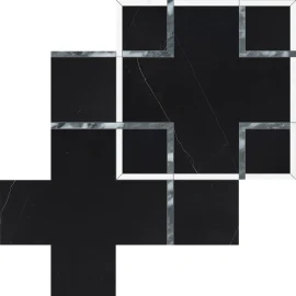 Waterjet Stone Mosaics Monochromo 11×11 Schema Mosaic Polished Waterjet Stone Mosaics Monochromo 11×11 Schema Mosaic Polished