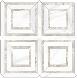 Caspar Volakas 12×12 Plaza Mosaic Polished