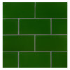 TrueTones Ceramics Lauren Green Crackle 2×16 Field Tile Crackle