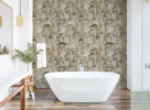 Regency Collection Dolomite Gilded Bark Arboretum Panel