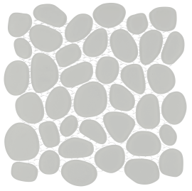 Glass Essentials Fog 12×12 Spindrift Mosaic Matte