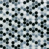 Tribeca Loft Blend 11×11 Penny Round Mosaic Honed