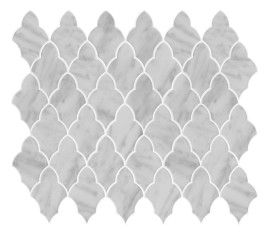 Olynthos Carrara 11×13 Majesty Petite Mosaic