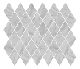 Olynthos Carrara 11×13 Majesty Petite Mosaic