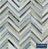 Tommy Bahama Pamukkale 1/2×4 Zig & Zag Mosaic