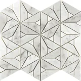 Hera Carrara 10×12 Samos Mosaic