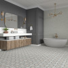 Clarasea Metropolitan 8x8 and Majestic Hexagon Mosaic