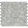Emersyn Lane Shadow Chiffon 11×12 Penny Round Mosaic Matte