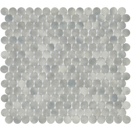 Emersyn Lane Shadow Chiffon 11×12 Penny Round Mosaic Matte