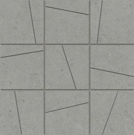 Argent 2.0 Grey Tabby 4×4 Random Angle Mosaic