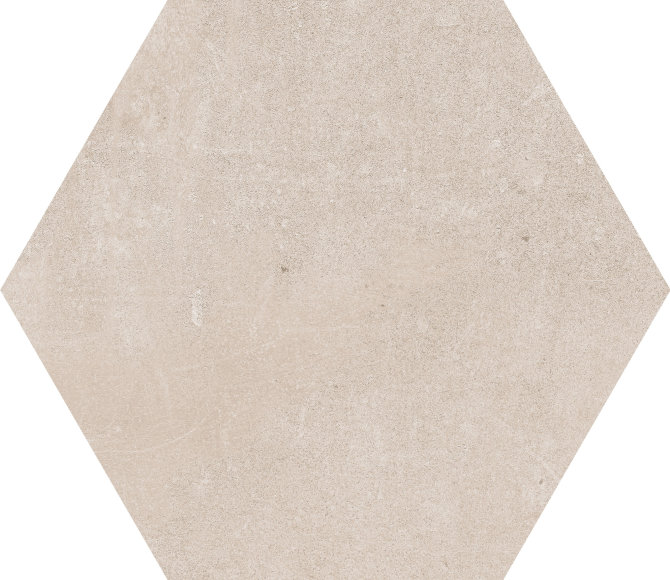 City Beige 7×8 Hexagon Field Tile Matte