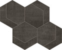 Fray Black 6×7 Hexmark Mosaic