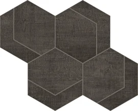 Fray Black 6×7 Hexmark Mosaic
