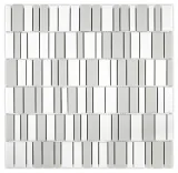 Nano Gray & White 12×12 Binary Mosaic Nano Gray & White 12×12 Binary Mosaic