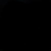 Color Story Black 2×2 Radius Bullnose Corner