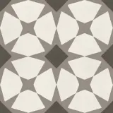 D_Segni Chalk/Mud/Midnight/Sand Blend 8×8 Starlit Decorative Tile Matte