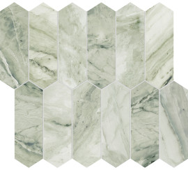 Moscato Argento 2×6 Picket Mosaic Honed