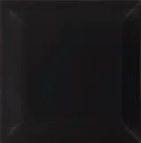 Classics Trocadero Black 4×4 Beveled Tile Gloss