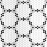 Nano Monochrome 12×14 Ring Mosaic Nano Monochrome 12×14 Ring Mosaic