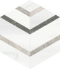 Waterjet Stone Mosaics Mist 5×6 Hexo Mosaic Honed