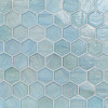 Luce Moonlit 2″ Hexagon Mosaic Pearl