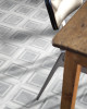 Pietra Visivo Thassos Select, Italian Carrara Light Select and Italian Carrara Dark Select Regal Square