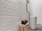 3D Wall Diamond White 16x32 Matte